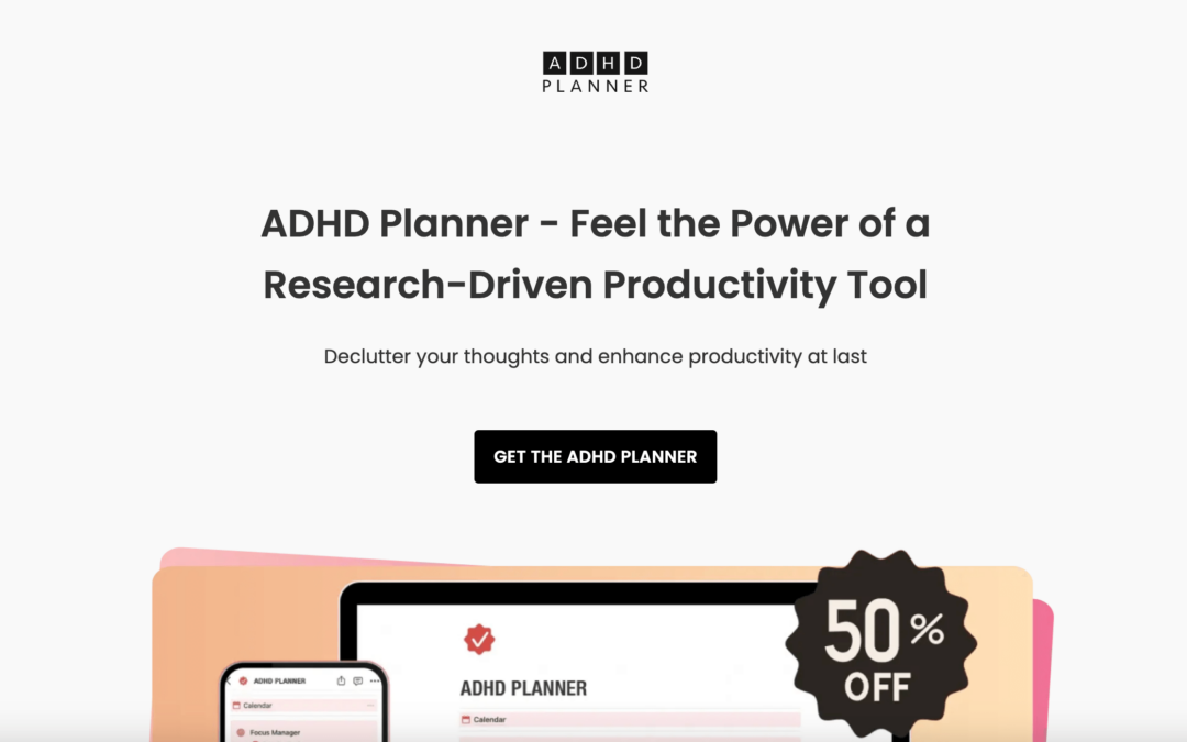 How ADHD Planners Changed My Life